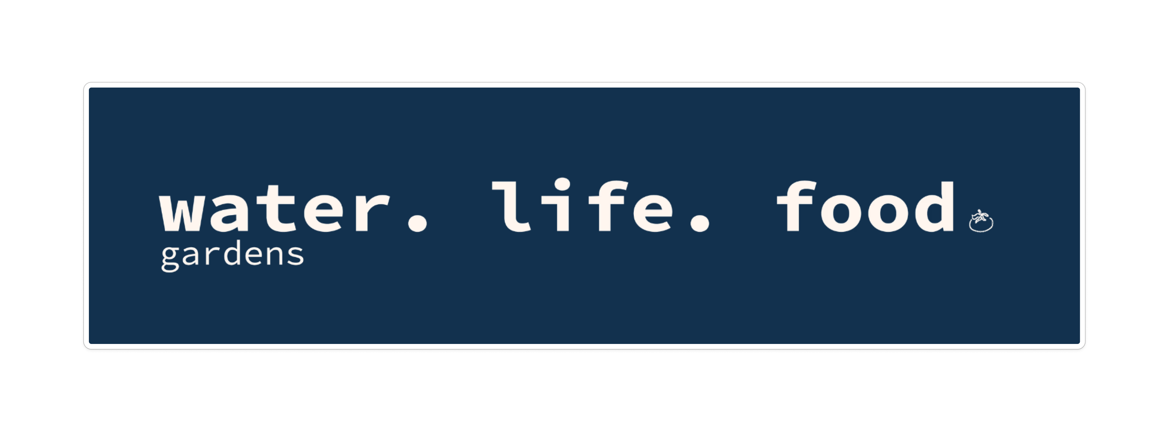 Work, Life, Food Garden